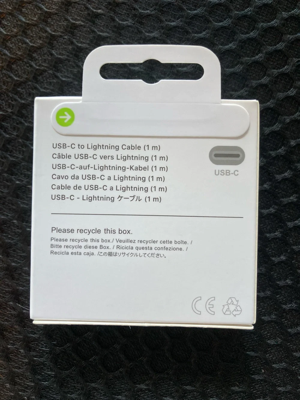 Apple USB-C to Lightning Cable — White